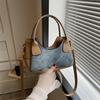Bolso de Hombro Cruzado de Bloques de Color Moderno y Sencillo para Mujer, Nuevo Diseño de Nicho Francés para el Verano 2026