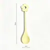 Cuchara de Helado de Bambú con Dibujos Animados, Cuchara de Bambú, Cuchara para Café, Cuchara para Arroz, Cuchara para Condimentos, Cuchara para Revolver, Cuchara para el Hogar, Cuchara de Bambú de Alto Valor