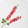 Flores de simulação de casamento vermelho vinho tinto vermelho alto sentido material de flores falsas casa novas flores decorativas chinesas atacado