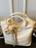 Bolsa Saco Casual Grande Capacidade Cor Sólida Simples Moda Verão 2025 para Mulheres Bolsa de Ombro Transversal Elegante de Alto Valor