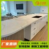 Barriga de peixe artificial zero silício pedra de quartzo branco grande armário de mesa bancada mesa de bar mesa de jantar escada piso atacado casa ilha mesa