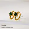 Pendientes de Estrella de Cinco Puntas de Moda para Mujer, Transfronterizos Europeos y Americanos, Best-Sellers, Diseño de Alta Gama, Estilo de Lujo Accesible, Pendientes de Acero Inoxidable