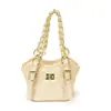 Bolso de Mano para Niña Estilo Chanel con Cadena y Hebilla 2026 Moda Retro Chic Bolso Cruzado Mini de un Solo Hombro para Debajo del Brazo
