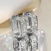 Pendientes de botón Tilianni Estilo Europeo y Americano Lujo Ligero Micro-incrustados de Circonita Pendientes de Moda Accesorios para Mujeres Jóvenes Venta Caliente Transfronteriza Producto Explosivo