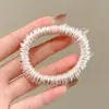Goma para el pelo satinada floral Maillard para mujer, alta elasticidad, liga para el pelo duradera que no daña el cabello, accesorio elástico para el pelo