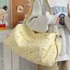 Bolsa de Gimnasio Portátil de Gran Capacidad con Lazo para Mujer, Ligera Estilo Japonés Ins para Deporte y Viajes Cortos, Bolso de Hombro Cruzado Único