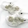 Ventas Directas de Fábrica Transfronterizo Nuevo Más Vendido Flor de Árbol de Té Árbol de Té Mismo Estilo Centro Comercial de Alta Gama Accesorios para Zapatos de Agujero DIY Joyería