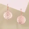 Pendientes de Disco Pequeño Cóncavo y Convexo de Metal Sencillos de Venta Caliente Transfronteriza para Mujer Pendientes Redondos Geométricos de Temperamento Sencillo Europeo y Americano Venta al por Mayor
