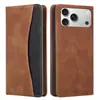 Adequado para Capa de Celular de Couro para iPhone 17 Pro, Capa de Celular Bicolor para 16 Pro, Capa Flip com Porta-Cartões para 15