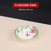Prato de Condimentos Esmaltado Colorido Phnom Penh Porcelana Óssea de Alta Qualidade Jingdezhen Cerâmica Doméstica Prato para Vinagre Prato para Molho Prato para Molho