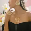Temu Amazon Venta Caliente Moda Versátil Sencillo Conjunto de Collar y Pulsera para Mujeres al por Mayor Conjunto Turquesa