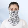 Verano conducción al aire libre y ciclismo seda de hielo tipo envolvente máscara protectora solar anti-ultravioleta cuello anti-transpirable máscara protectora solar