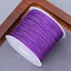 Balde pequeno A-line Acessórios de joias DIY, pulseira de cordão trançado colorido feita à mão, material de cordão semiacabado para tecelagem de nó chinês