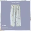 Pantalones de pijama Xiyue New Pure Cotton Air Cotton Invierno 10A Antibacterianos Para futuras madres Postparto Ajustables Con capas Pantalones de maternidad
