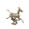 Adorno de Latón de Caballo Pisoteando una Golondrina Voladora, Decoración Creativa para Mascotas de Té en Casa, Adorno Artesanal para Escritorio de Oficina