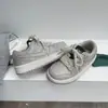 Zapatillas Bajas Aj de Moda Coreana para Niños Decoradas Completamente con Pedrería Zapatillas Casuales Nuevas Otoño Temprano 2026
