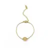 Europa y Estados Unidos superventas creativo pulsera de 8 palabras moda pieza redonda símbolo del infinito pulsera de acero inoxidable regalo para mujer venta al por mayor