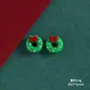 Dibujos Animados Mini Muñeco de Nieve Navideño Regalo Reno Accesorios de Resina DIY Pegamento de Crema Funda de Teléfono Móvil Pasador Material para Joyería