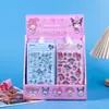 Adesivos Vazados 3D em Relevo para Crianças, Brinquedos Decorativos Divertidos de Capivara, Adesivos de Cristal Transparentes à Prova d'Água DIY