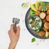 Colher para Almôndegas de Aço Inoxidável, Colher para Fazer Sanduíches de Salada, Ferramenta para Almôndegas, Fabricador de Colher para Falafel