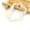 Cristal Natural Grava Colorida Irregular DIY Hecho a Mano Elástico Pulsera de Cuentas Cadena Simple para Mujer
