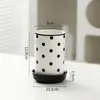 Estilo Hepburn Cerámica Drenante Soporte para Palillos Hogar Nuevo Cesta para Palillos Caja de Almacenamiento para Palillos y Cucharas Jaula para Palillos Cubo para Palillos