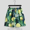 Shorts, Calças Grandes, Calças Casuais de Praia, Esportivas Florais Masculinas de Verão em Seda de Gelo Secagem Rápida Soltas Roupas de Exterior, Estilo Fino