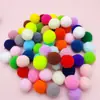 Bola de pelo de alta elasticidad de color material de producción creativo diy para jardín de infantes de niños bola de bola de pelo pequeño de color decoración de bola de pelo