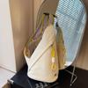 Bolso de hombro cruzado informal, sencillo y versátil para mujer, estilo 2025, con diseño de tela transfronteriza y estilo nicho.