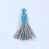Doze Signos do Zodíaco Acessórios Coloridos com Borla DIY Argola Borla Franja Pulseira Colar Acessório Pingente em Espiral