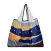 Tela Oxford Plegable Respetuosa con el Medio Ambiente Bolsa de Compras 210D Bolso Grande de Almacenamiento de Gran Capacidad Supermercado Logotipo Impreso