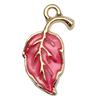 Mezcla 20 gotas de aceite accesorios de aleación rosa diy pulsera aretes llavero colgante corona colgante de mariposa