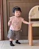 Roupas de Bebê Verão Classe A Finas Macacão de Bebê Meninos Fofo Super Fofo Desenho Animado Camiseta Shorts Conjunto de Duas Peças
