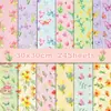 WW066 mola mola Tulipa florzinha floral papel para material de hand account papel de fundo para scrapbook