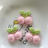 Fruta Brillante Fresa Limón Uva Durazno Resina Fruta DIY Joyería Hecho a Mano Accesorios Horquilla Sur 4
