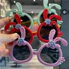 Nuevas Gafas de Sol Infantiles de Conejito con Lazo Gafas de Sol Lindas para Bebé Gafas de Sol de Dibujos Animados con Orejas de Conejo Súper Lindas