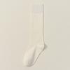 Calcetines largos para mujer hasta la pantorrilla, calcetines hechos a mano sin costuras en la puntera, algodón puro, para primavera, otoño e invierno, calcetines de rodilla alta