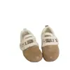 Sapatos Birkenstock de Calçar com Forro de Fleece para Mulheres, Novos Sapatos Peludos Quentes de Inverno 2026, Tênis Brancos, Sapatos de Algodão de Camada Dupla para Mulheres