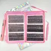 Pestañas de Racimo DIY Forma de Libro Puntiagudas Hada Amazon Comercio Electrónico Segmentadas 40D Transfronterizas Europeas y Americanas Pestañas Falsas