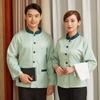 Limpiadora de habitaciones de hotel, ropa de trabajo, ropa de otoño e invierno, manga larga, limpiadora de propiedades femeninas, ropa de limpieza.