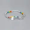 Pulsera de Expresión Arcoíris Bolso Simple Simple Diseño de Lujo Ligero Diseño de Nicho Pulsera de Pareja Unisex