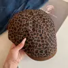 Gorra de Invierno Retro con Visera Patrón Nuevo Estilo Británico Gorra Plana para Mujer Casual Versátil Boina Reversible