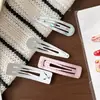 Pinza Lateral para Cabello Infantil Estampada Dulce y Versátil, Pinza para Flequillo Estampada con Goteo de Aceite Estilo Fresco, Pinza para Cabello Linda de Gota de Agua