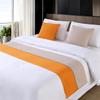 Roupa de Cama de Hotel de Cor Sólida, Toalha de Pé de Cama de Luxo Leve, Bandeira de Cama Estilo Nórdico para Pousadas, Cobertura de Cama, Toalha de Cama Simples