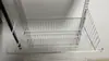 Columna de Rejilla Blanca y Negra Aa Ensanchada y Engrosada, Estantería de Pared, Estante, Librero, Armario, Columna para Vestidor
