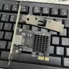Placa de vídeo para desktop RTL8125 com placa de rede com fio PCI-E 2.5G integrada Gigabit Ethernet porta única independente RJ45