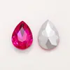 Rhinestones de Cristal con Forma de Lágrima y Base Puntiaguda Transfronterizos, Rhinestones de Forma Irregular Plateados, Venta al por Mayor de Rhinestones Creativos para DIY en Teléfonos y Ropa