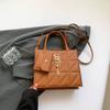 Bolso de viaje para mujer al trabajo, otoño e invierno 2024, nuevo bolso bandolera de hombro combinable, pequeño bolso cuadrado elegante