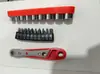 Destornillador de carraca bidireccional transfronterizo, multifuncional, reversible, para espacios reducidos, herramienta de llave angular