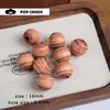 Pulsera Colgante Retro Hecha a Mano con Cuentas de Madera Material de Cuentas Sueltas Accesorios Colgante para Pulsera Bolso Colgante Joyería Anti-Pérdida
